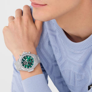 Philipp Plein Herren Uhr Analog Quarz PLEIN CHRONO ROYAL PWLFA0425 Edelstahl