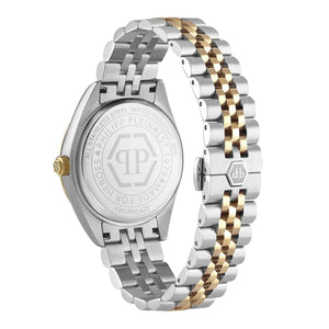 Philipp Plein Herren Uhr Analog Quarz DATE SUPERLATIVE GENT PWMFA0425 Edelstahl