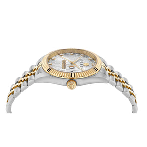 Philipp Plein Herren Uhr Analog Quarz DATE SUPERLATIVE GENT PWMFA0425 Edelstahl