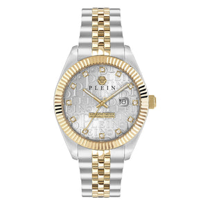 Philipp Plein Herren Uhr Analog Quarz DATE SUPERLATIVE GENT PWMFA0425 Edelstahl