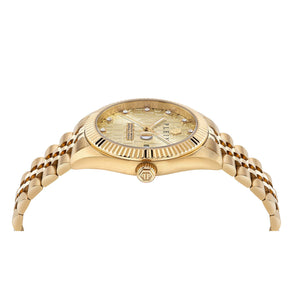 Philipp Plein Herren Uhr Analog Quarz DATE SUPERLATIVE GENT PWMFA0525 Edelstahl
