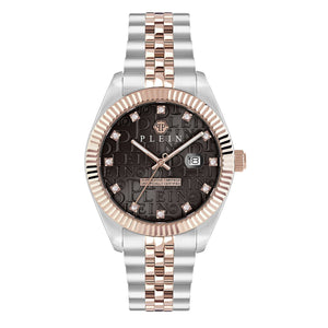 Philipp Plein Herren Uhr Analog Quarz DATE SUPERLATIVE GENT PWMFA0625 Edelstahl