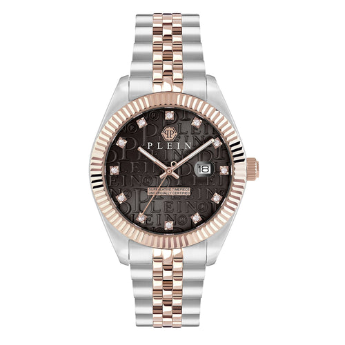 Philipp Plein Herren Uhr Analog Quarz DATE SUPERLATIVE GENT PWMFA0625 Edelstahl