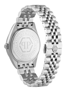 Philipp Plein Herren Uhr Analog Quarz DATE SUPERLATIVE PWMFA0725 Edelstahl