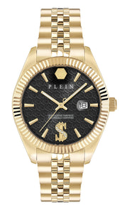 Philipp Plein Herren Uhr Analog Quarz DATE SUPERLATIVE PWMFA1025 Edelstahl