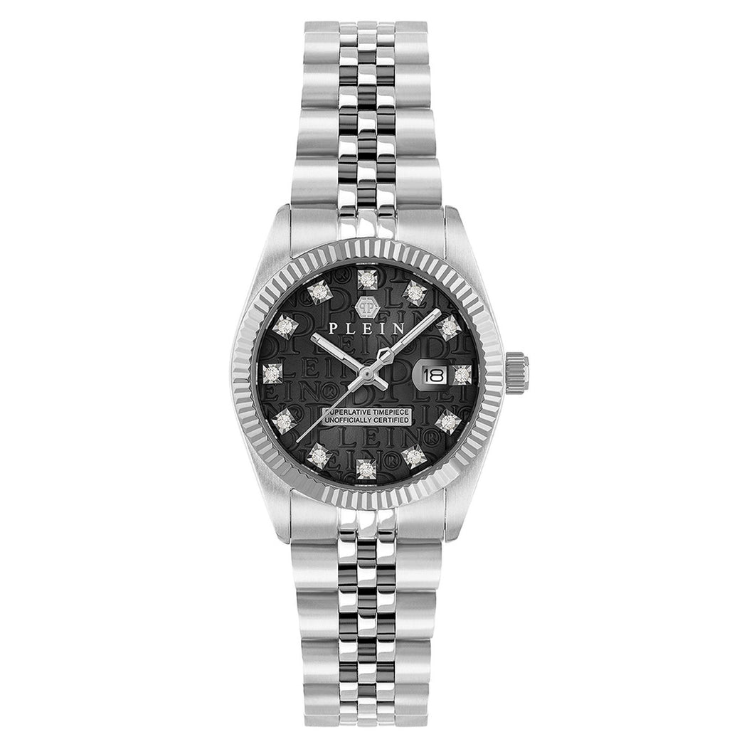 Philipp Plein Damen Uhr Analog Quarz DATE SUPERLATIVE PWNFA0125 Edelstahl