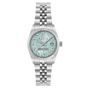 Philipp Plein Damen Uhr Analog Quarz DATE SUPERLATIVE PWNFA0225 Edelstahl
