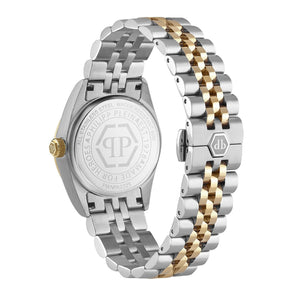 Philipp Plein Damen Uhr Analog Quarz DATE SUPERLATIVE PWNFA0325 Edelstahl