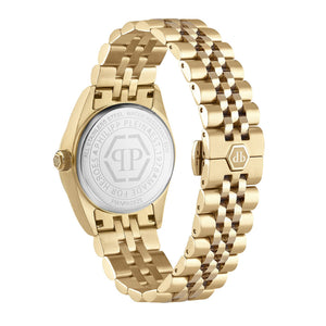 Philipp Plein Damen Uhr Analog Quarz DATE SUPERLATIVE PWNFA0525 Edelstahl