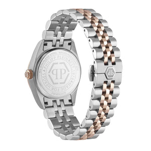 Philipp Plein Damen Uhr Analog Quarz DATE SUPERLATIVE PWNFA0625 Edelstahl