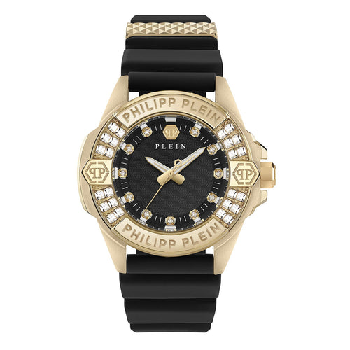 Philipp Plein Damen Uhr Analog Quarz PLEIN MAJESTY PWOFA0225 Silikon