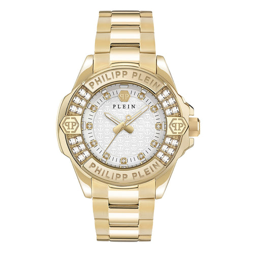 Philipp Plein Damen Uhr Analog Quarz PLEIN MAJESTY PWOFA0725 Edelstahl