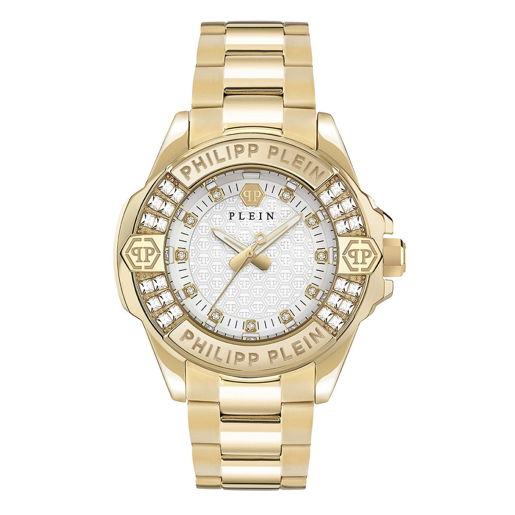 Philipp Plein Damen Uhr Analog Quarz PLEIN MAJESTY PWOFA0725 Edelstahl