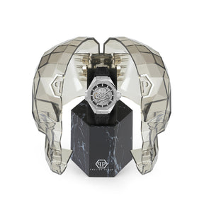 Philipp Plein Herren Uhr Automatik PLEIN $KELETON ROYAL PWPFA0124 Silikon