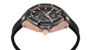 Philipp Plein Herren Uhr Automatik PLEIN $KELETON ROYAL PWPFA0224 Silikon