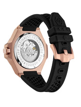 Laden Sie das Bild in den Galerie-Viewer, Philipp Plein Herren Uhr Automatik PLEIN $KELETON ROYAL PWPFA0324 Silikon