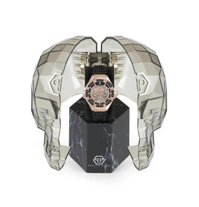 Philipp Plein Herren Uhr Automatik PLEIN $KELETON ROYAL PWPFA0324 Silikon