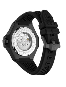 Philipp Plein Herren Uhr Automatik PLEIN $KELETON ROYAL PWPFA0424 Silikon