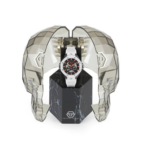 Philipp Plein Herren Uhr Automatik PLEIN $KELETON ROYAL PWPFA0724 Silikon