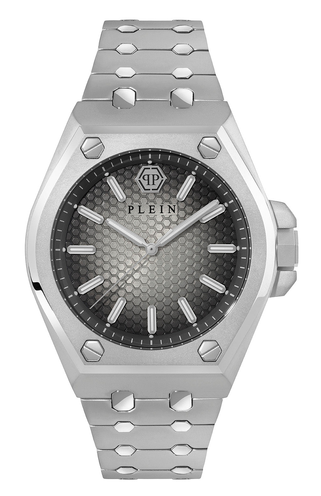 Philipp Plein Herren Uhr Analog Quarz PLEIN EXTREME GENT PWPMA0124 Edelstahl