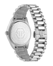 Laden Sie das Bild in den Galerie-Viewer, Philipp Plein Herren Uhr Analog Quarz DATE SUPERLATIVE GENT PWPNA0124 Edelstahl