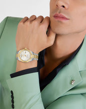 Laden Sie das Bild in den Galerie-Viewer, Philipp Plein Herren Uhr Analog Quarz DATE SUPERLATIVE GENT PWPNA0324 Edelstahl