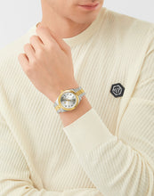 Laden Sie das Bild in den Galerie-Viewer, Philipp Plein Herren Uhr Analog Quarz DATE SUPERLATIVE PWPNA0926 Edelstahl