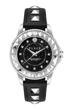Laden Sie das Bild in den Galerie-Viewer, Philipp Plein Damen Uhr Analog Quarz PLEIN LADY ROCK PWPQA0124 Leder