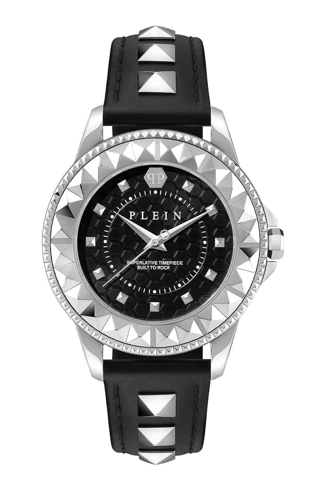 Philipp Plein Damen Uhr Analog Quarz PLEIN LADY ROCK PWPQA0124 Leder