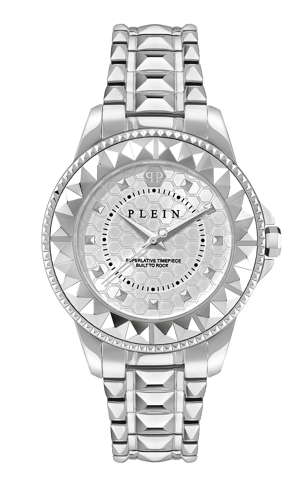 Philipp Plein Damen Uhr Analog Quarz PLEIN LADY ROCK PWPQA0324 Edelstahl