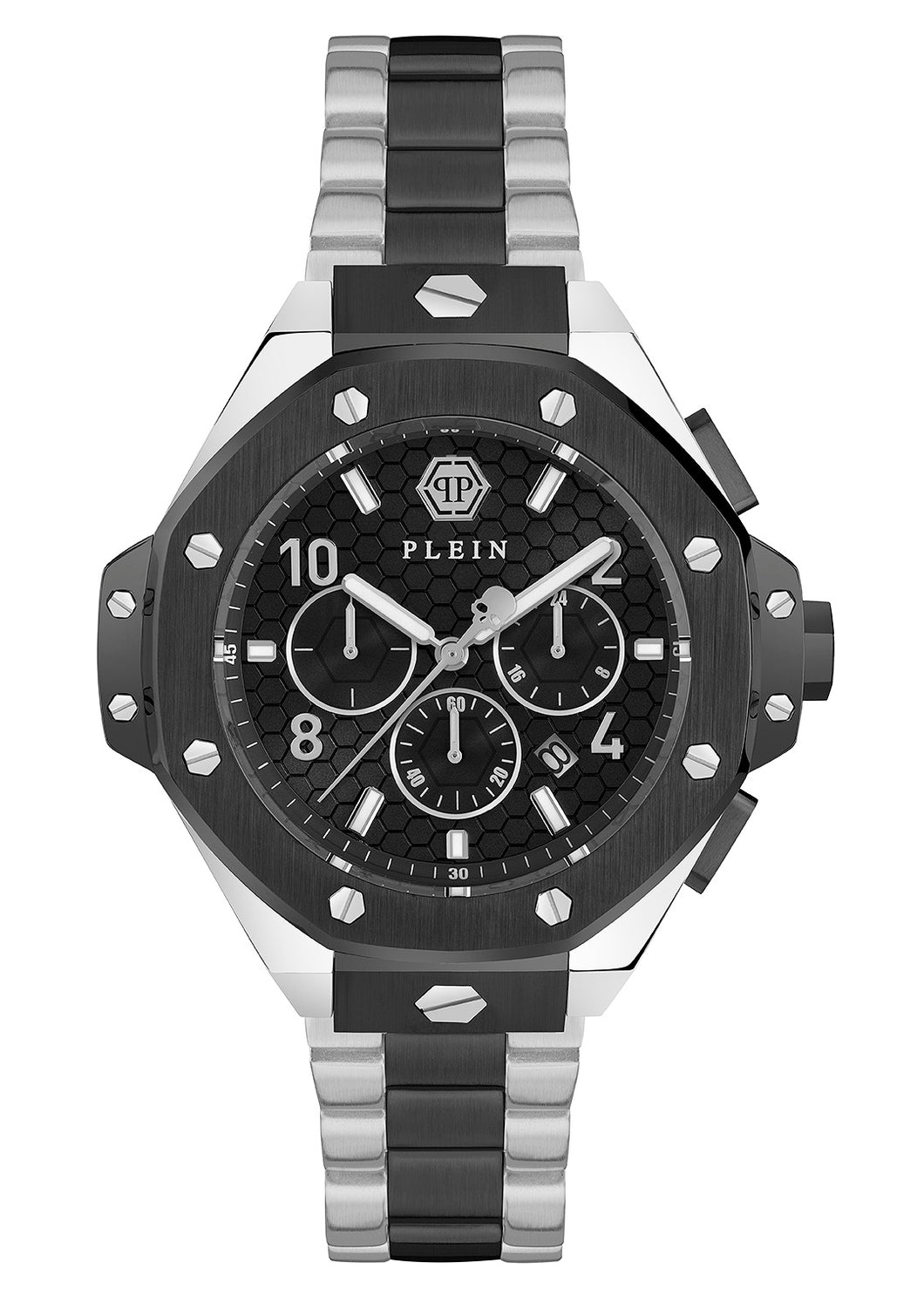 Philipp Plein Herren Uhr Analog Quarz PLEIN CHRONO ROYAL 46 MM PWPRA0224