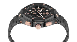 Philipp Plein Herren Uhr Analog Quarz PLEIN CHRONO ROYAL 46 MM PWPRA0424