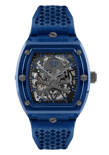 Philipp Plein Herren Uhr Automatik THE $KELETON CRYSTAL PWPTA0324