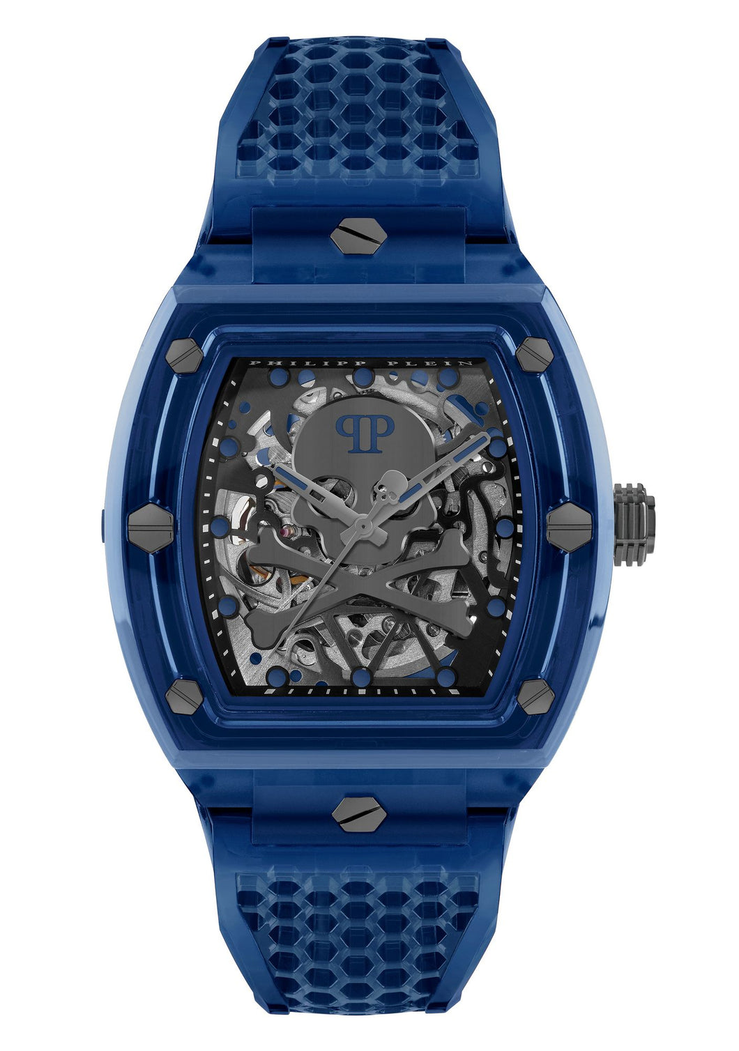 Philipp Plein Herren Uhr Automatik THE $KELETON CRYSTAL PWPTA0324