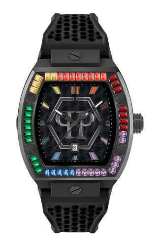 Philipp Plein Herren Uhr Analog Quarz The HEXAGON phantom PWPUA0324