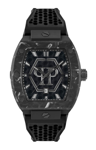Philipp Plein Herren Uhr Analog Quarz The HEXAGON phantom PWPUA0624