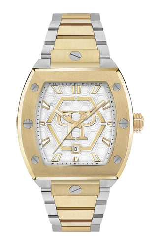 Philipp Plein Herren Uhr Analog Quarz The HEXAGON phantom PWPUA0925 Edelstahl