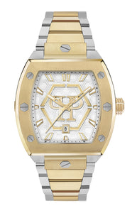 Philipp Plein Herren Uhr Analog Quarz The HEXAGON phantom PWPUA0925 Edelstahl