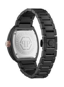 Philipp Plein Herren Uhr Analog Quarz The HEXAGON phantom PWPUA1025 Edelstahl