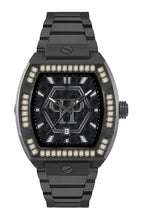 Laden Sie das Bild in den Galerie-Viewer, Philipp Plein Herren Uhr Analog Quarz The HEXAGON phantom PWPUA1125 Edelstahl