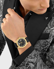 Laden Sie das Bild in den Galerie-Viewer, Philipp Plein Herren Uhr Analog Quarz DATE SUPERLATIVE GENT PWPVA0224 Leder