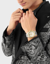 Laden Sie das Bild in den Galerie-Viewer, Philipp Plein Herren Uhr Analog Quarz DATE SUPERLATIVE GENT PWPVA0324 Edelstahl