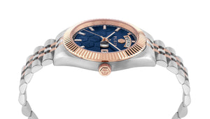 Philipp Plein Herren Uhr Analog Quarz DATE SUPERLATIVE GENT PWPVA0524 Edelstahl