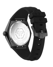 Laden Sie das Bild in den Galerie-Viewer, Philipp Plein Herren Uhr Analog Quarz THE $KULL SPIKES PWPWA0524 Silikon
