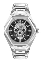 Laden Sie das Bild in den Galerie-Viewer, Philipp Plein Herren Uhr Analog Quarz THE $KULL SPIKES PWPWA0624 Edelstahl