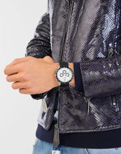 Laden Sie das Bild in den Galerie-Viewer, Philipp Plein Herren Uhr Analog Chronograph Quarz PLEINMETER PWPYA0124 Silikon