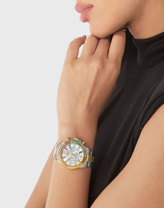 Philipp Plein Damen Uhr Analog Quarz Chrono NOBILE LADY PWSBA0523 Edelstahl