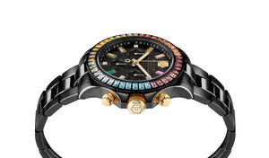 Philipp Plein Damen Uhr Analog Quarz Chrono NOBILE LADY PWSBA0623 Edelstahl