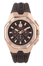Laden Sie das Bild in den Galerie-Viewer, Philipp Plein Herren Uhr Analog Quarz Chrono OCTAGON PWTBA0223 Silikon