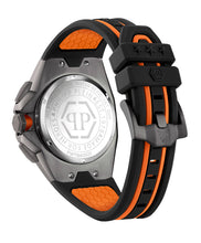 Laden Sie das Bild in den Galerie-Viewer, Philipp Plein Herren Uhr Analog Quarz Chrono OCTAGON PWTBA0523 Silikon